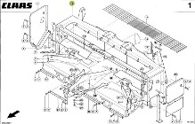 Claas Disco RU600 - koło łańcuchowe 0009990590