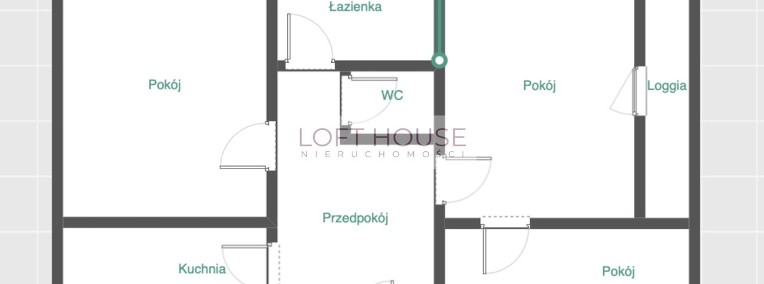 Mieszkanie 3 pokojowe na II piętrze | Wojska Polskiego, Gliwice-1