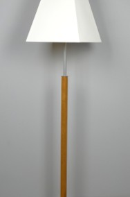 Lampa podłogowa MAGESTAD skandynawski drewno biały abażur-2