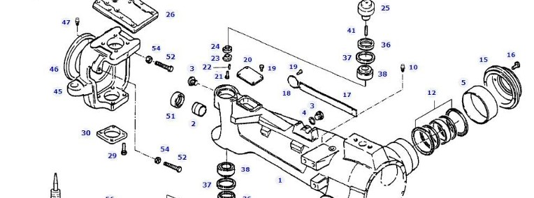 Fendt 927 930 933 936 - tuleja przedniego mostu 816300020480-1