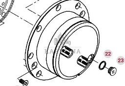 Fendt 414 415 512 513 712 712 S4 Kapelusz Jarzmo Przekładni Planetarnej F712301020250