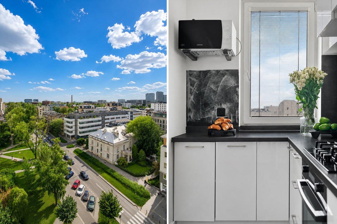 3 pokoje z oddzielną kuchnią i dużym balkonem | pod wejściem do Metra - Widok 3
