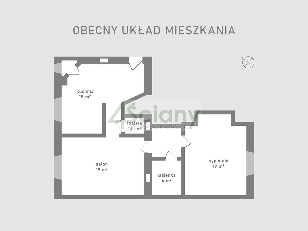 Przestronne mieszkanie w kamienicy tuż przy metrze - Widok 2