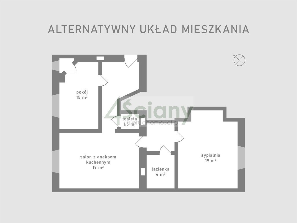 Przestronne mieszkanie w kamienicy tuż przy metrze - Widok 3