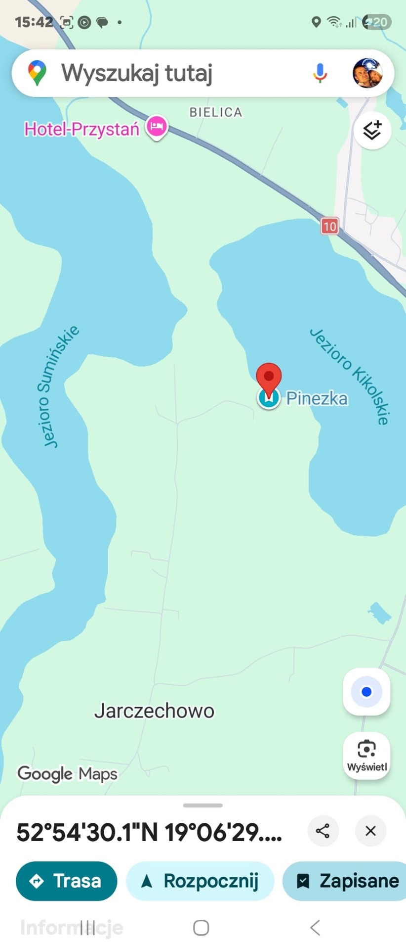 Działka z linią brzegową - Widok 2