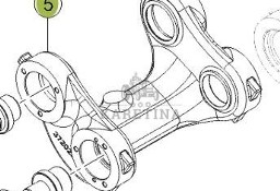 Claas AXION 810 850 870 Ramię Mocowanie Uchwyt Przedniej Osi CZĘŚCI 0011574780 00 1157 478 0