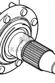 CLAAS Jaguar 970 Półoś HUB Piasta Wał Koła Sworzeń 0007685551 0006942451 00 0768 555 1 00 0694 245 1-3