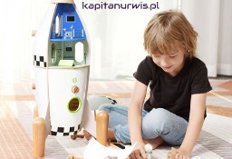 Drewniany domek dla dzieci Rakieta Classic World + Figurki