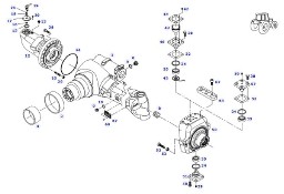 Case New Holland Carraro - oś przednia most 87745927