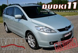 Mazda 5 I 1,8b DUDKI11 7 Foteli,Hak,Parktronic, El.szyby.Centralka,kredyt.OKAZ