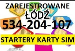 Gotowe KARTY SIM ŁÓDŹ Odbiór Aktywne ZAREJESTROWANE KARTY SIM Czeskie karty sim