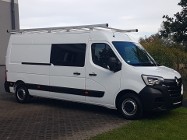 Renault Master 7OSÓB L3H2 BRYGADÓWKA DŁUGI WYSOKI KLIMA WEBASTO BAGAŻNIK DACHOWY