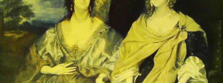 Portret Anny Dalkeith i Anny Kirke pędzla Anthonisa van Dycka, reprodukcja-1