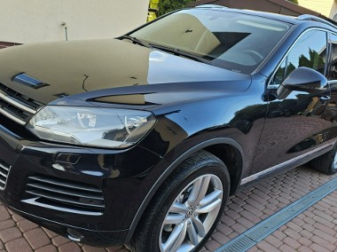 Volkswagen Touareg II 3.0 TDI V6 240KM 2010r 4x4 Aut Skóra Navi Xenon Panorama Zamiana San-1