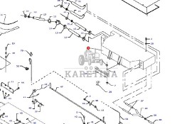 Massey Fergusson MF 30 32 - nagrzewnica powietrza D45080055