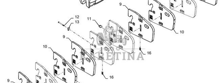 New Holland T6090 Zaczep 86403175-1