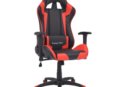 vidaXL Rozkładane krzesło biurowe, sportowe, sztuczna skóra, czerwone20172-1