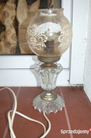 stara szklana lampa -lampka-2