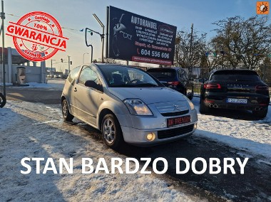 Citroen C2 1.1 BENZYNA 60 KM, Klimatyzacja, Alufelgi, Isofix, Dwa Klucze, Metal-1