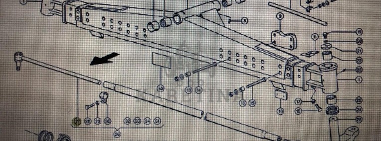 Przegub Claas Mega 370-340 Nr katalogowy 000 694 265 0 Nr 27 na rys katalogowy-1