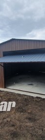 Garaż z drzwiami oraz bramą drewnopodobny Solidny Profil-3