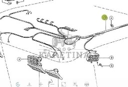Claas Lexion 460 Wiązka Kabli Oświetlenia Kabiny 0000138210 00 0013 821 0