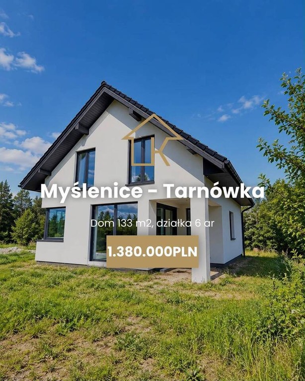 Dom na sprzedaż, 4 pokoje, 133 m², Myślenice