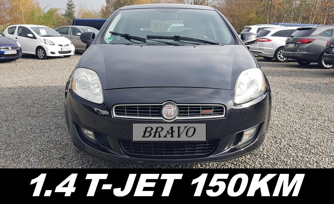 Fiat Bravo II 1.4 T-JET 150KM Bardzo Zadbany SERWIS Oryginalny Przebieg OPŁACONY