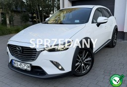 Mazda CX-3 FULL*NAVI*Kamera*Cofania*Skóra*Grzane*Fotele*Serwis*ASO*Zarejestrowa