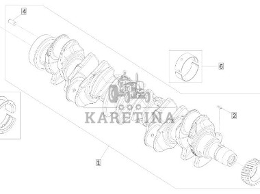 John Deere 6068 - wał korbowy RE505921 NOWY GWARANCJA 24 miesiące-2