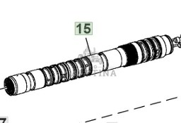 John Deere IVT AUTOPOWER 6820 6920 6920S Wał CZĘŚCI L156676
