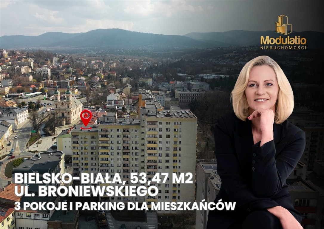 3 pokoje | 53,5 m² | Bielsko-Biała | Centrum