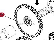 Massey Ferguson 7718S 7718 S 1804A DYNA 6 Zębnik Zębatka Koło Zębate CZĘŚCI 4313176M1