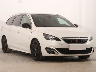 Peugeot 308 II , Serwis ASO, Automat, Skóra, Navi, Klimatronic, Tempomat,-1