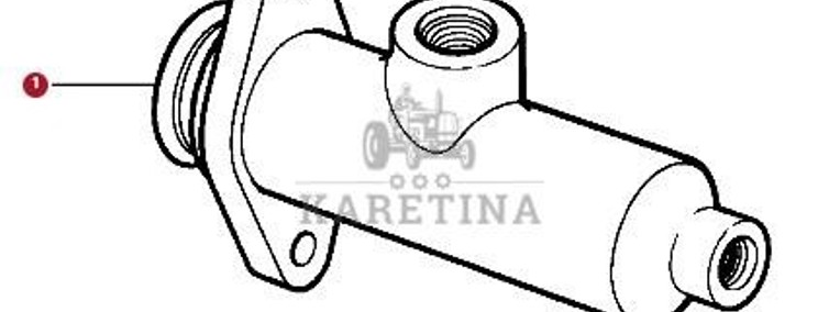 Massey Ferguson 3690 Pompka Pompa Sprzęgła Wysprzęglik CZĘŚCI 1613986M4-1