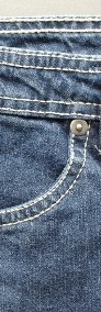 Spodnie damskie jeansowe r. 44  z elastanem,  w pasie 86cm.-4