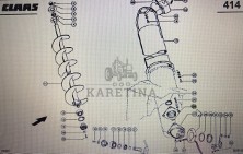 00 0647 510 1/mocowanie główki kosy/Lexion 580 410-405 430-415 670 760-750 Tucano 330-320 580-570