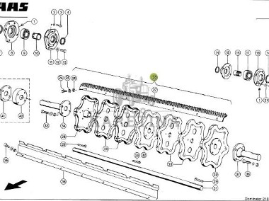 Claas Mega 208 218 360 370 Tucano 440 450 Bęben Młócący 0006007333 00 0600 733 3 0005546742-1