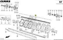 Claas Mega 208 218 360 370 Tucano 440 450 Bęben Młócący 0006007333 00 0600 733 3 0005546742