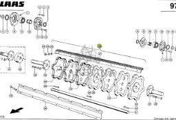 Claas Mega 208 218 360 370 Tucano 440 450 Bęben Młócący 0006007333 00 0600 733 3 0005546742