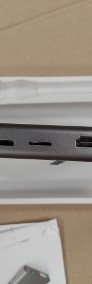 HUB adapter 13W1 USB-C typ USB 3.0 czytnik SD ładowanie bezprzewodowe-4