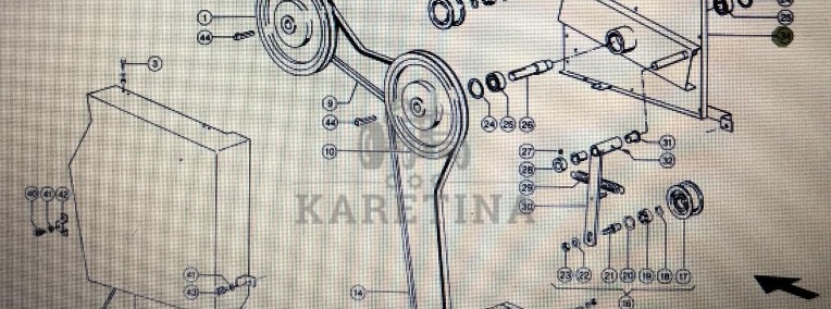 Zamocowanie spaw Claas Mega 370-340 Nr katalogowy 000 538 247 3-1