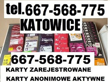 PRE-PAID KARTY SIM PREPAID KARTA AKTYWNA STARTERY ZAREJESTROWANE -1