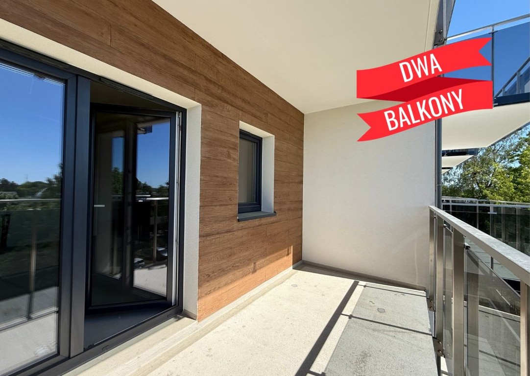 Gotowe | 2 balkony | Płn - Pd