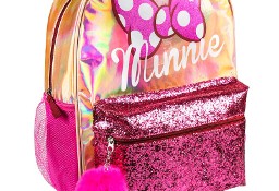 Brokatowy Plecak Szkolny Myszka Minnie Mouse dla Dziecka