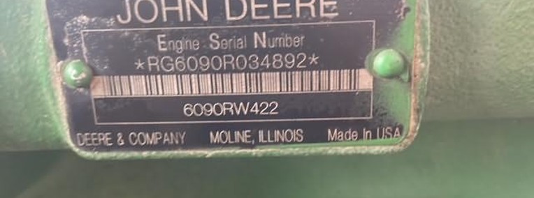 John Deere 6090RW422 - blok cylindrów wał głowica R542211-1