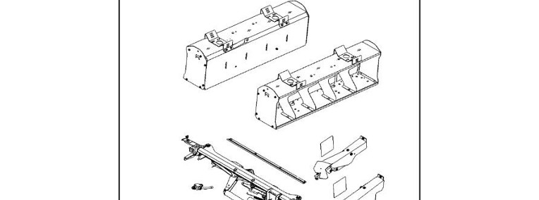 John Deere 960 - Zestaw ramienia BCC10108 (System owijania)-1