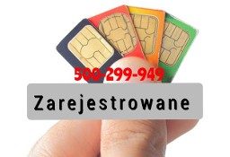 Działające karty SIM - Zarejestrowane karty SIM - Czeskie karty aktywne  Prepaid