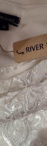(42/XL) RIVER ISLNAD/ Koronkowa sukienka wieczorowa/ sukienka na ślub/NOWA-4