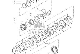 New Holland T6010 T6090 T6070 Piasta 47136629